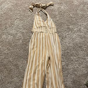 American Eagle Backless Jumpsuit Large